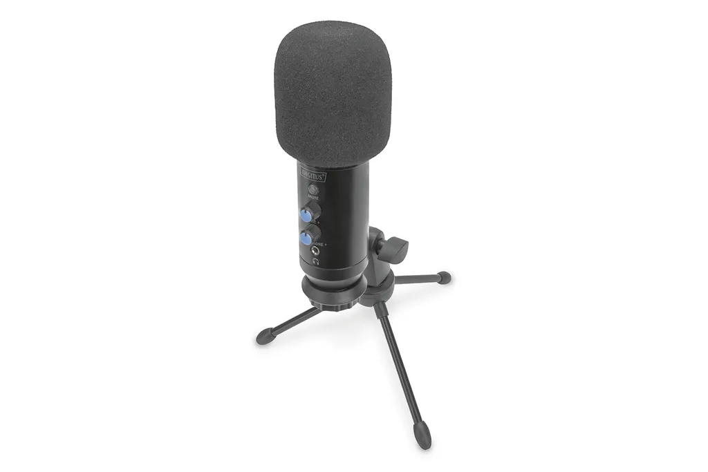Microphone DIGITUS DA-20301 : Dites Adieu aux Mauvais Sons en Visioconférence
