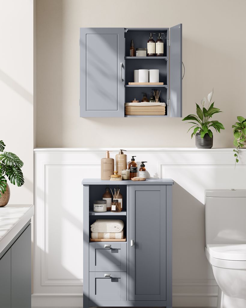 VASAGLE Badezimmerschrank, Badschrank, wandmontiert, Produktbild 