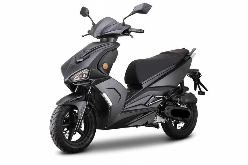 Motorroller Striker 50ccm 45km/h Euro 5, mattschwarz GT Produktbild 