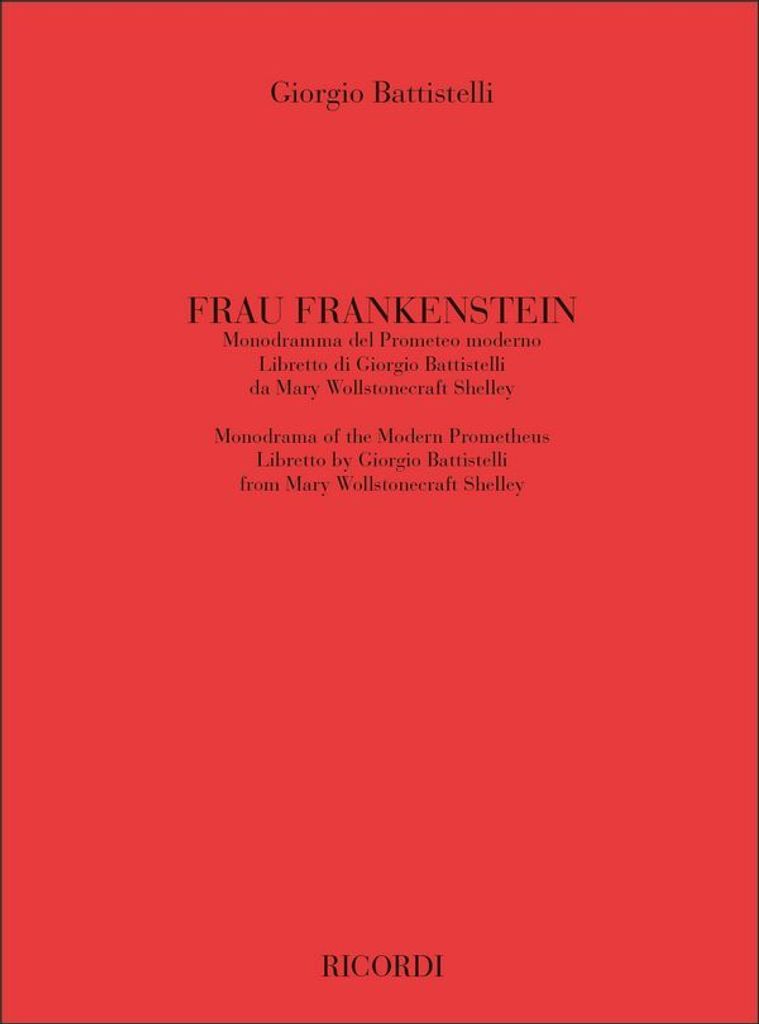Frau Frankenstein monodrammapartitura