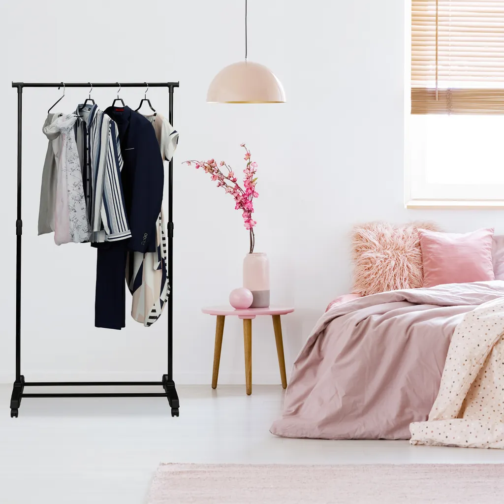 relaxdays Appendiabiti mobile con ripiano - 2