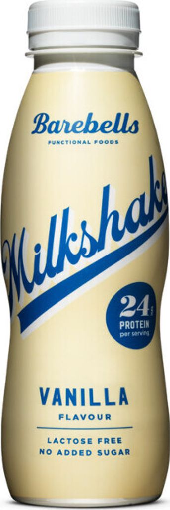 Barebells Milchshake Vanilla, Trinkfertig, Milcheiweiß, Vanille, 24 g, 185 kcal, 776 kJ