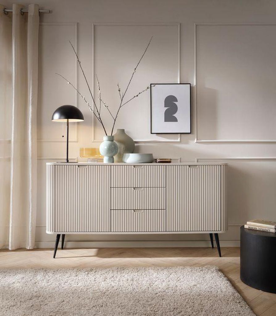 Sideboard – Kommode mit Türen und Schubladen – Breite Kommode – ZOVA KSZ-168 – Kaschmir – Modernes Design mit funktionalem Stauraum