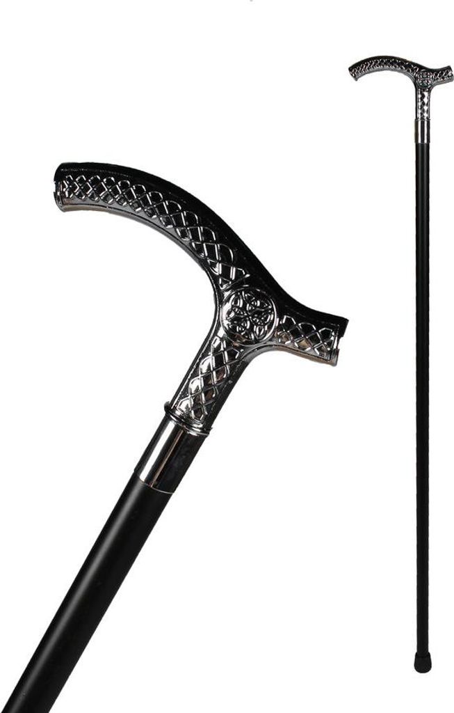Gehstock de Luxe Silberner Stern