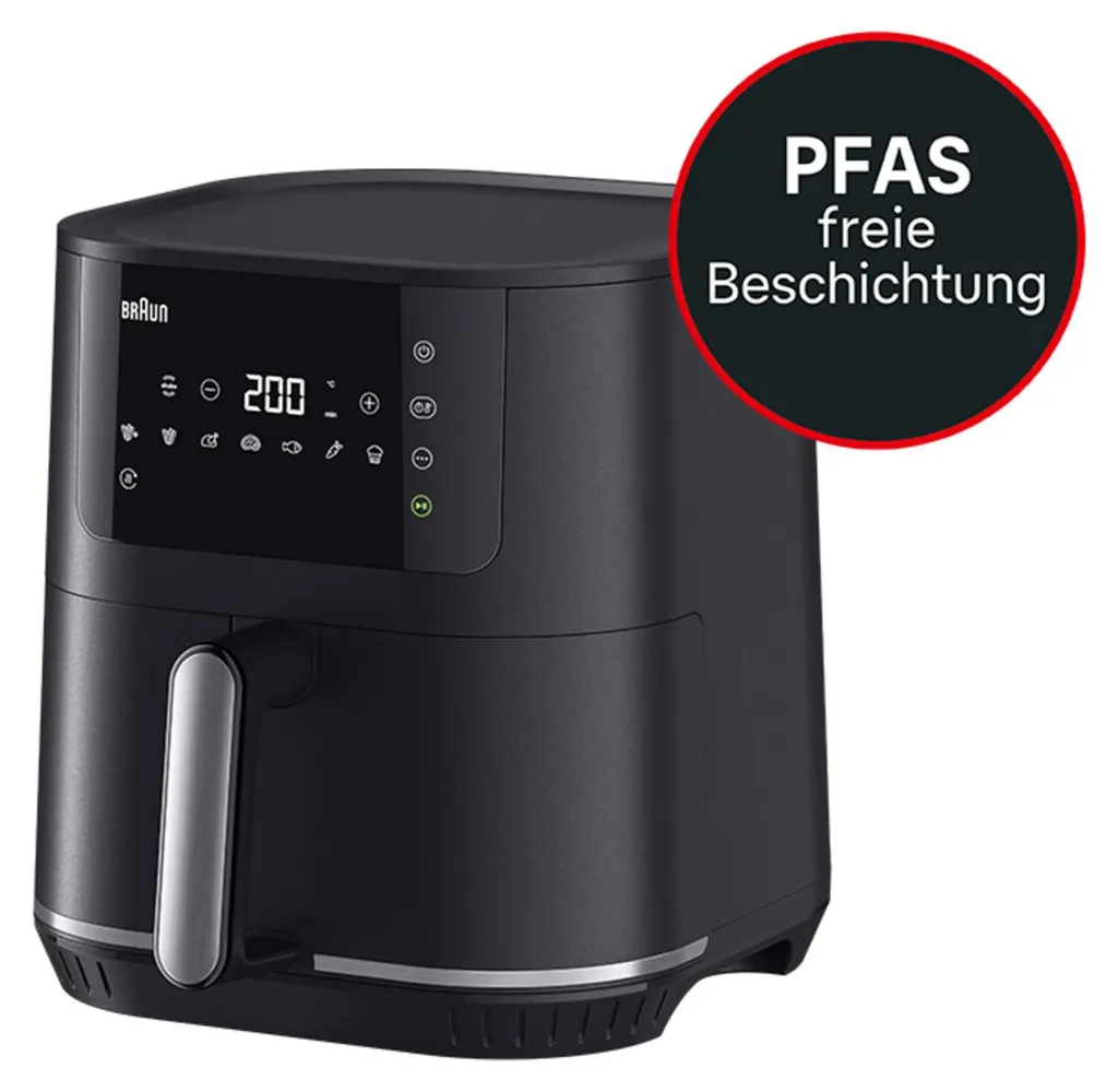 Friteuse sans huile Braun 6L : Préparez des Repas Familiaux en 1700W
