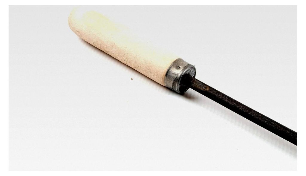 Schubstange Kesselstab mit Holzgriff M12 (60 cm)