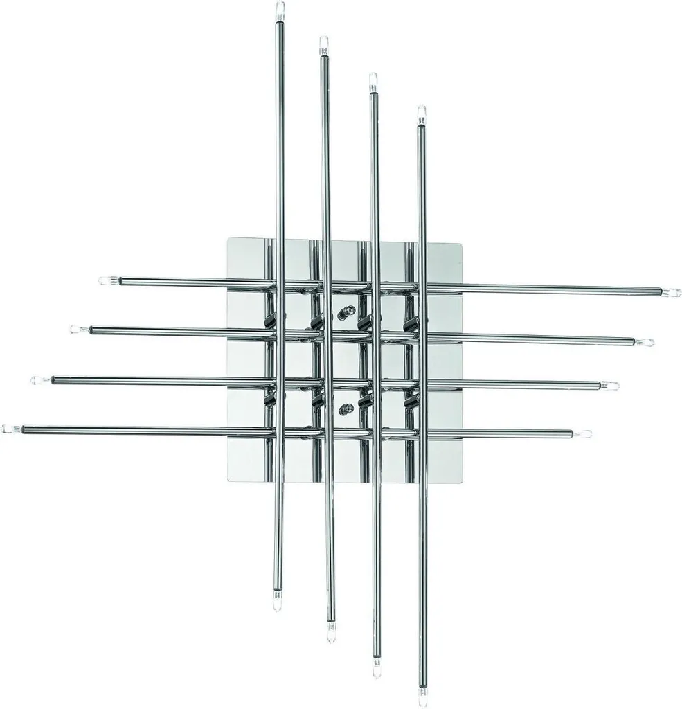 Luminaire Mural Cervere Argent - Éclairage Intérieur Moderne en Métal