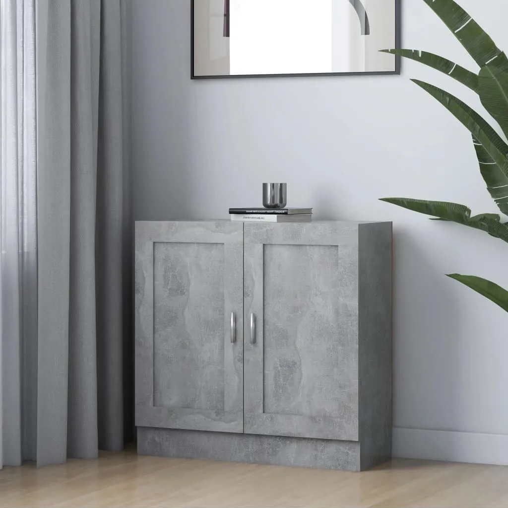 Libreria Grigio Cemento SYFAX™ 82,5x30,5x80 cm | Design Moderno Casa - 2