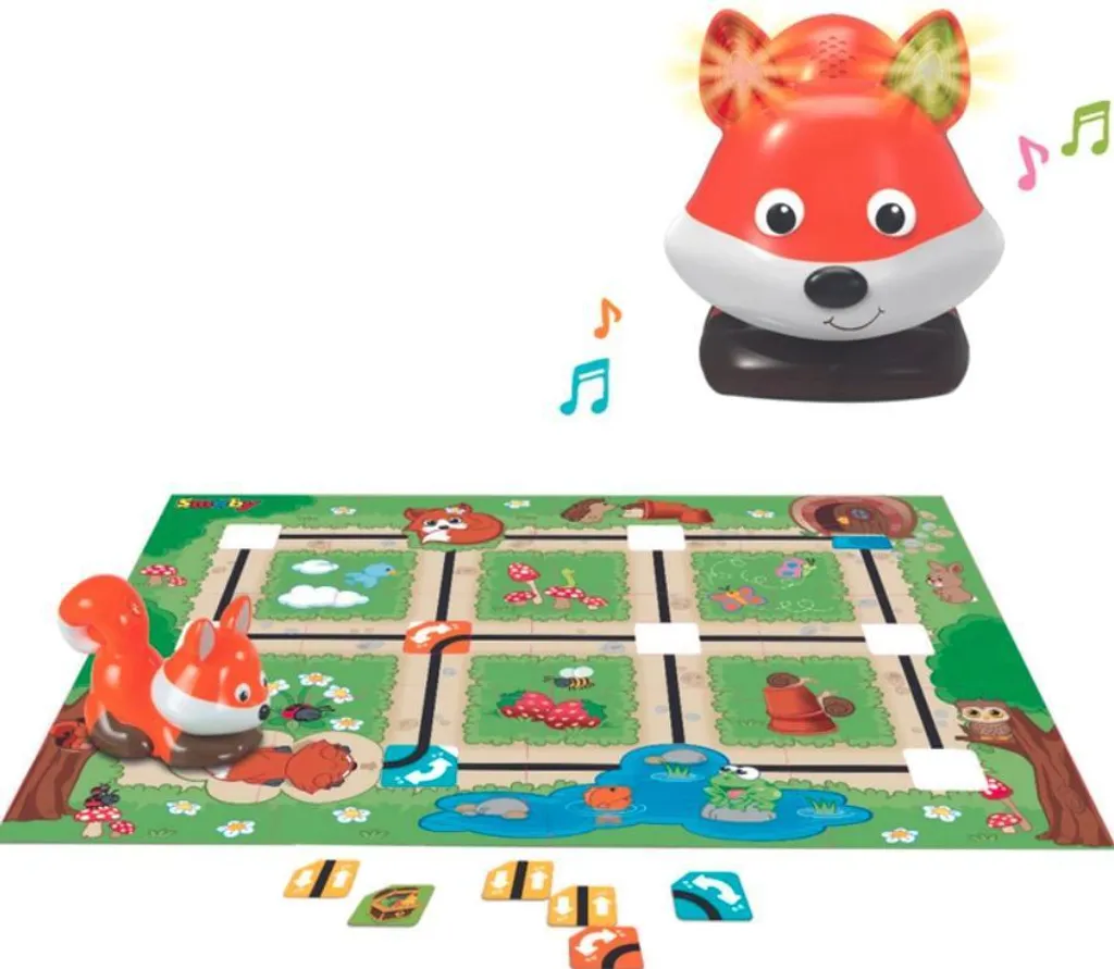Smoby Foxy Robuste et Ergonomique : Porteur Stable avec Volant Directionnel