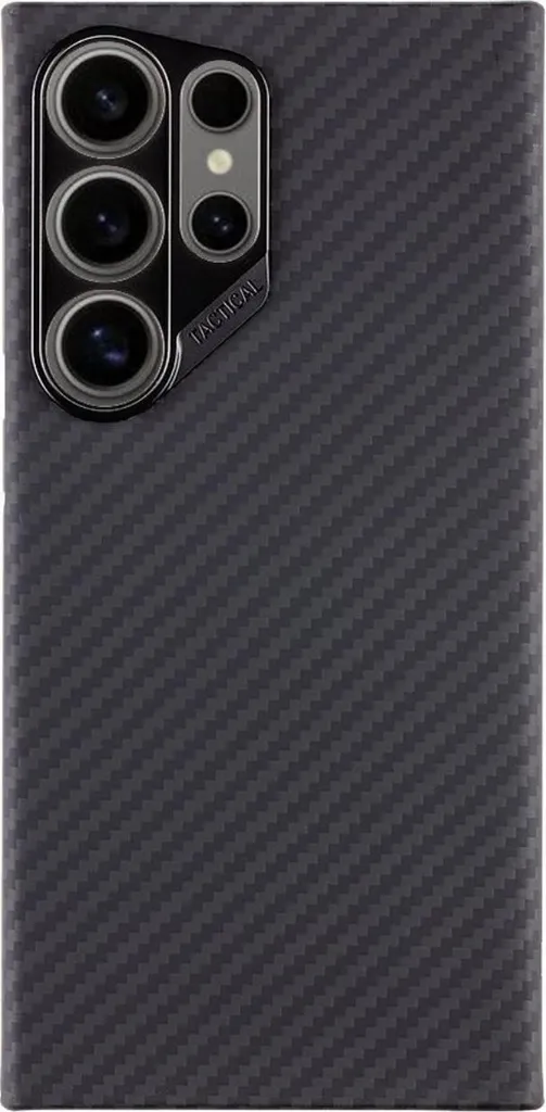 Custodia per cellulare per Samsung Galaxy S24 Ultra, Tactical MagForce Aramid, Nero
