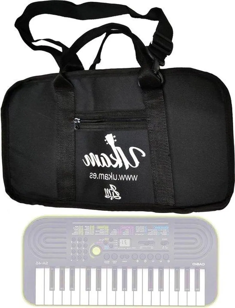 Sac de transport pour clavier musical ajustable et rembourré 5 mm