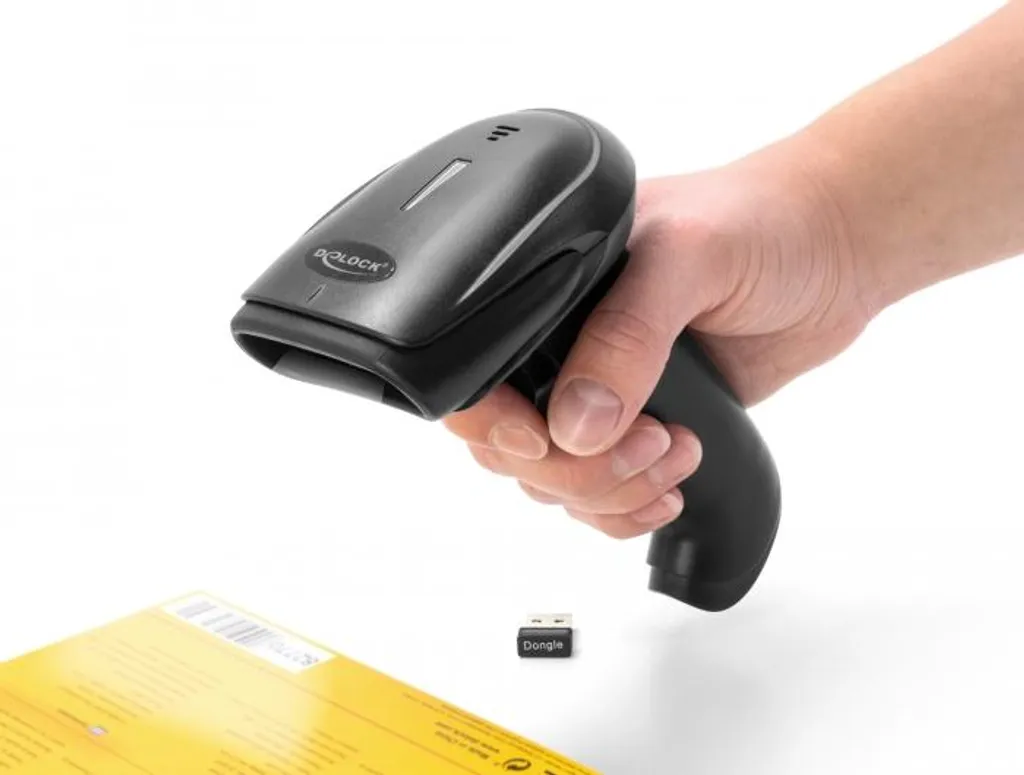 Douchette Code-Barres pour Inventaire Delock 1D avec Bluetooth et USB