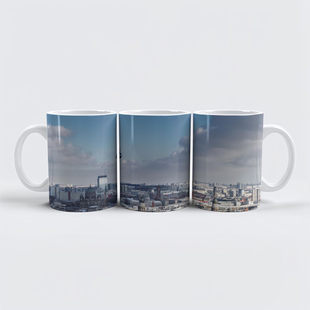 raxxa Premium-Tasse "Berlin Cityblick im Winter"