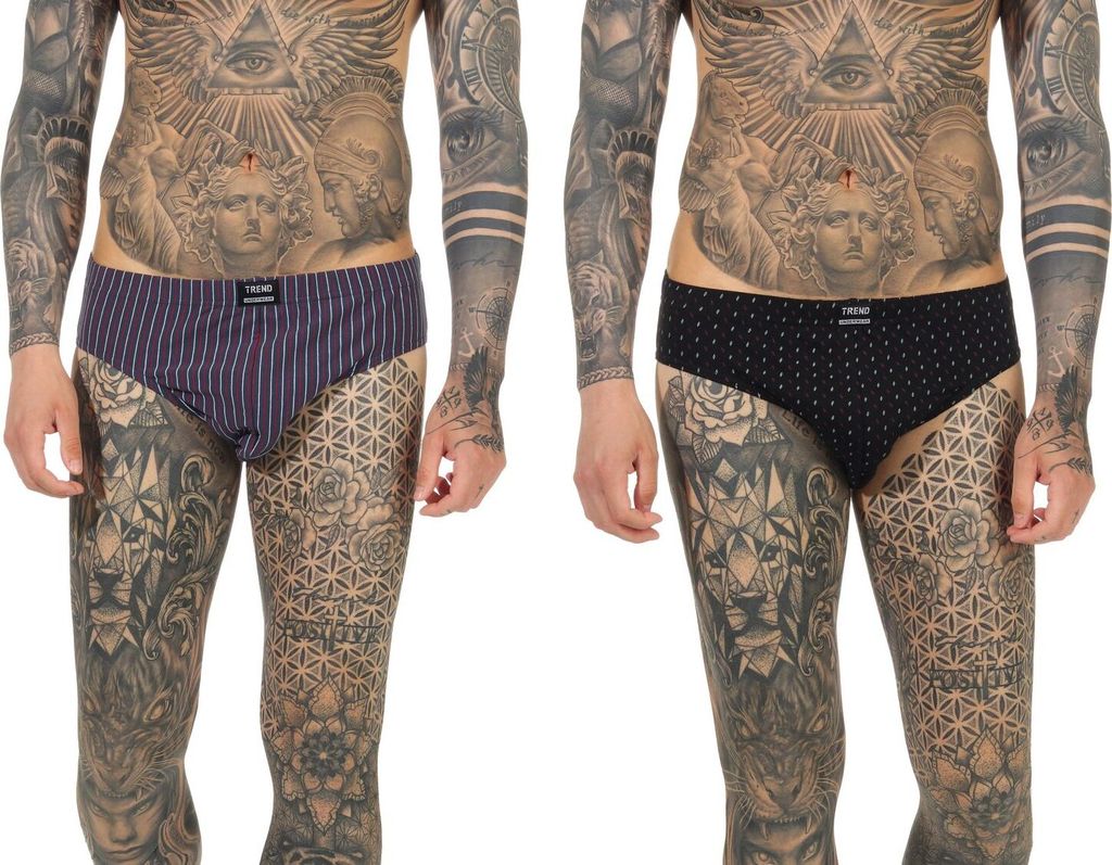 Herren Rio Slip 2er Pack in elegantem Dessin - 65710_44413010106