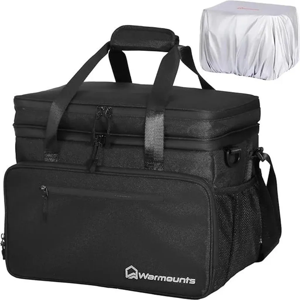 Grande Borsa Frigo Beige per Viaggi: Isolata e Capiente 32L