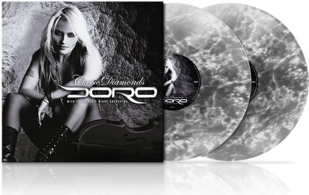 Disque Vinyle Doro Classic Diamonds LP Album Édition Limitée Marbrée