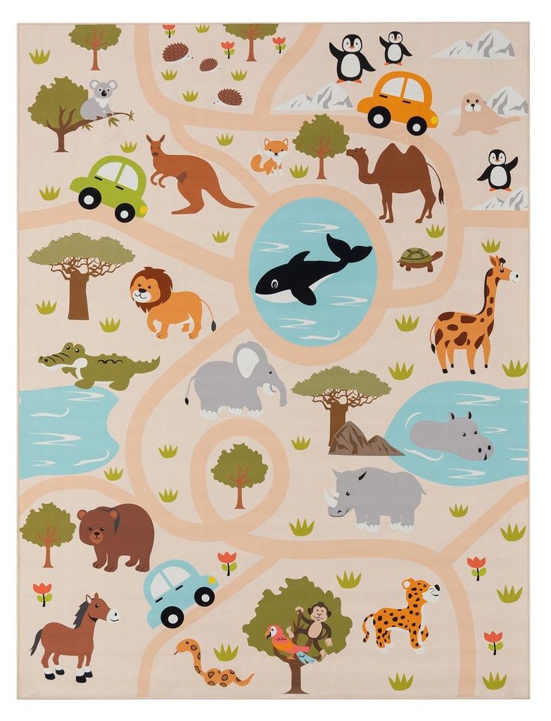 TT Home Kinderteppich Babyzimmer Teppich Kinderzimmer Produktbild 