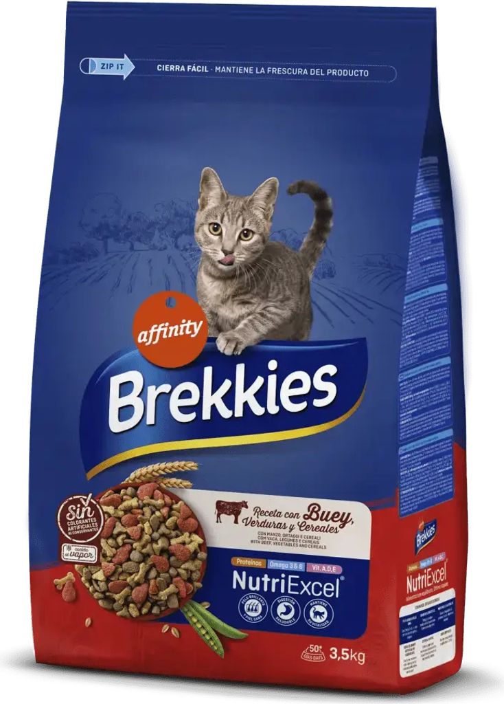 BREKKIES EXCEL FELINE ADULT OX 3,5 kg NDR