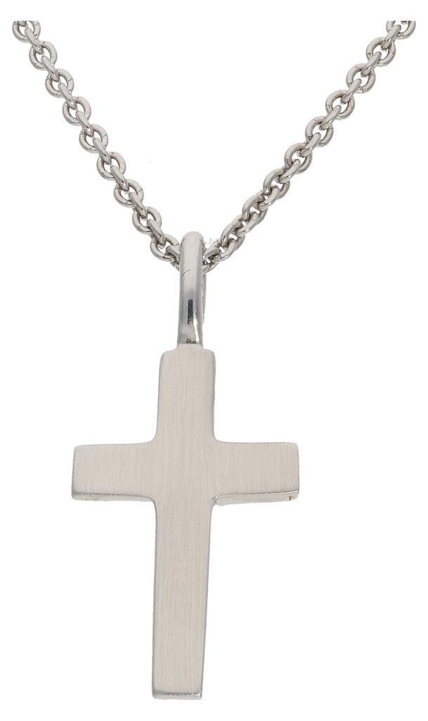 Kettenanhänger Kreuz Silber 925 mattiert JL20-02-1321 JuwelmaLux