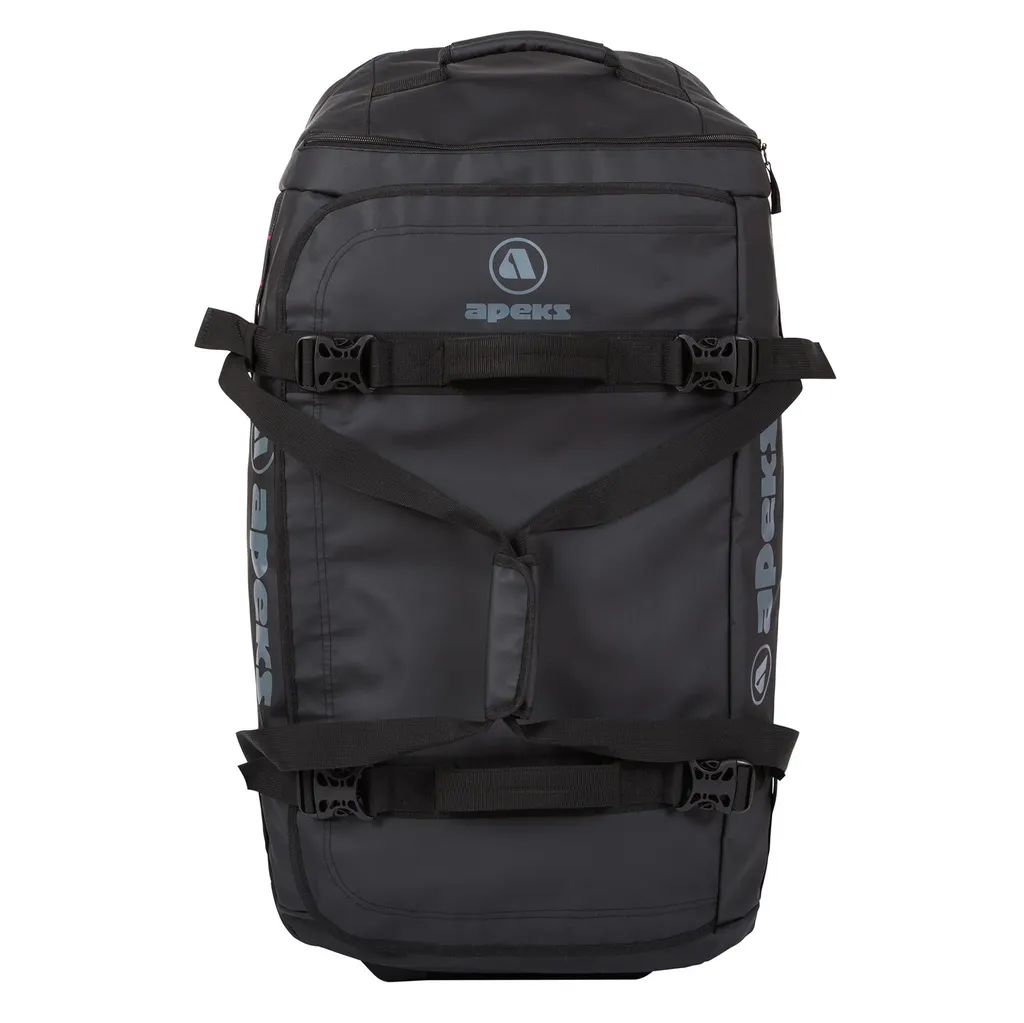 Apeks Roller 90L Sac d'Équipement de Plongée Noir Robuste One Size - 4