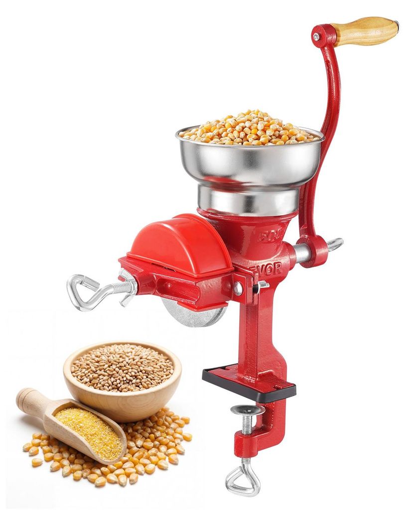 Macina cereali manuale VEVOR in ghisa, con manovella, Immagine del prodotto 