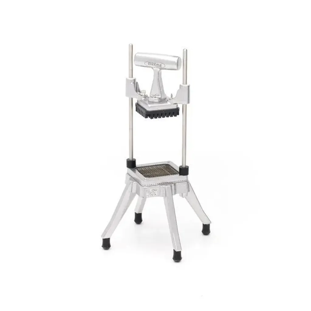 Coupe-frites Maxima inox robuste avec levier vertical haute précision