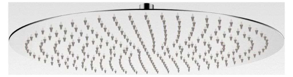 Regenduschkopf Edelstahl 50 cm Rund