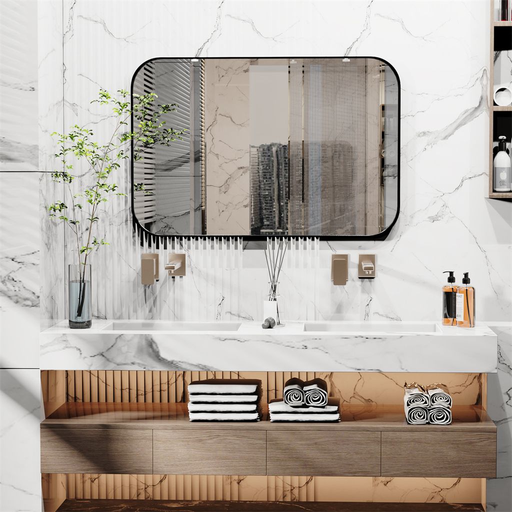Vertikaler / horizontaler hängender Wandspiegel Spiegel zum
