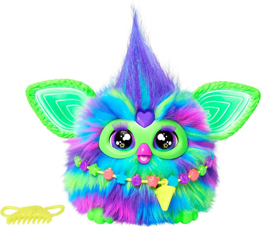 Furby Galaxy Glow Dark Interactive Plush Toy - German Produktbild 