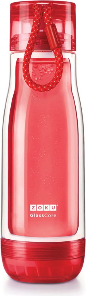 ZOKU Zoku - Trinkflasche Glass Core 475ml Red ZK CBE G RD 815706021002