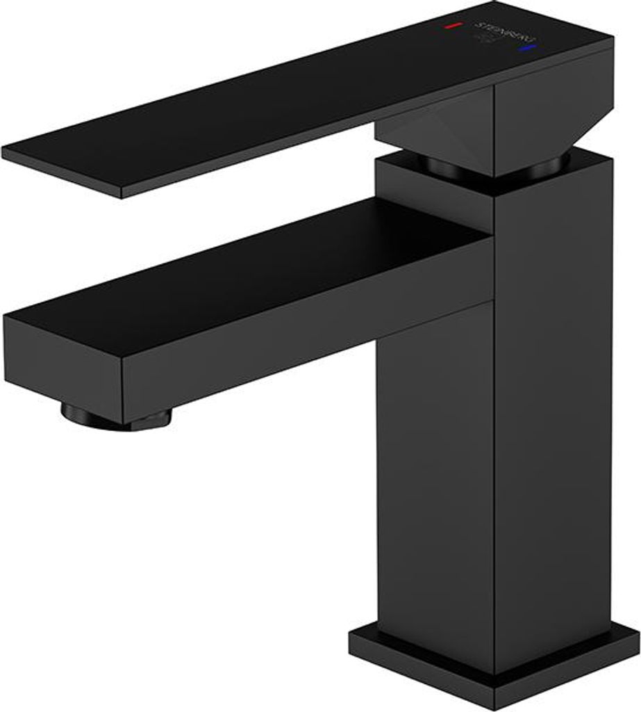 Steinberg Serie 160 Waschtischarmatur, ohne Ablaufgarnitur, Ausladung 120 mm, Höhe 164mm, 1601010S