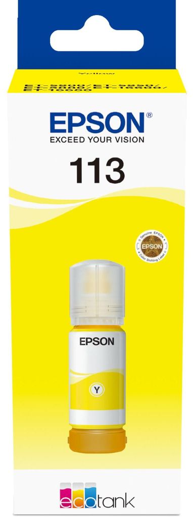 Epson 113 EcoTank, Oryginalny, Żółty, Epson, Ecotank Zdjęcie produktu 