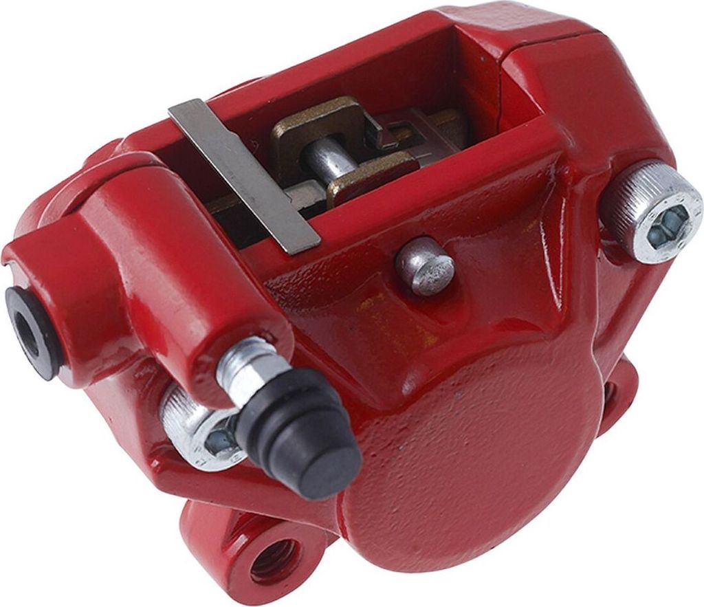 Bremssattel + Beläge Yamaha Aerox MBK Nitro Bremszange, Bremse Runner hinten rot