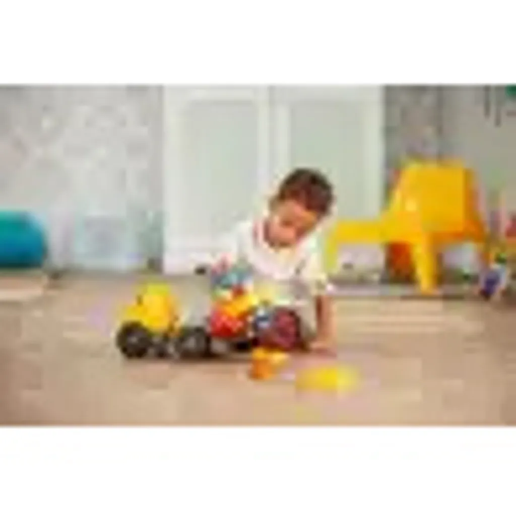 Bétonnière Mega Bloks CAT rotative avec 9 gros blocs de construction - 10