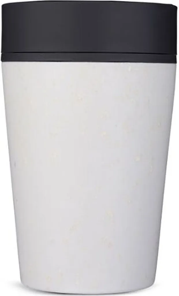 Circular Co. Tazza Caffè 227ml Grigio Nero | Tazza Viaggio 100% Ermetica - 1
