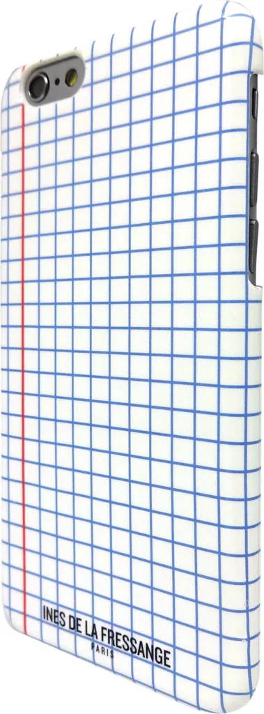 Ines de la Fressange Cover iPhone 6/6S Scacchi - Qualità Originale