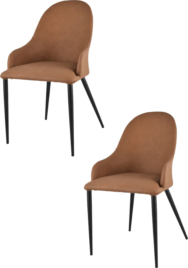 Chaises Design pour Salle à Manger Confortables avec Accoudoirs en Fer