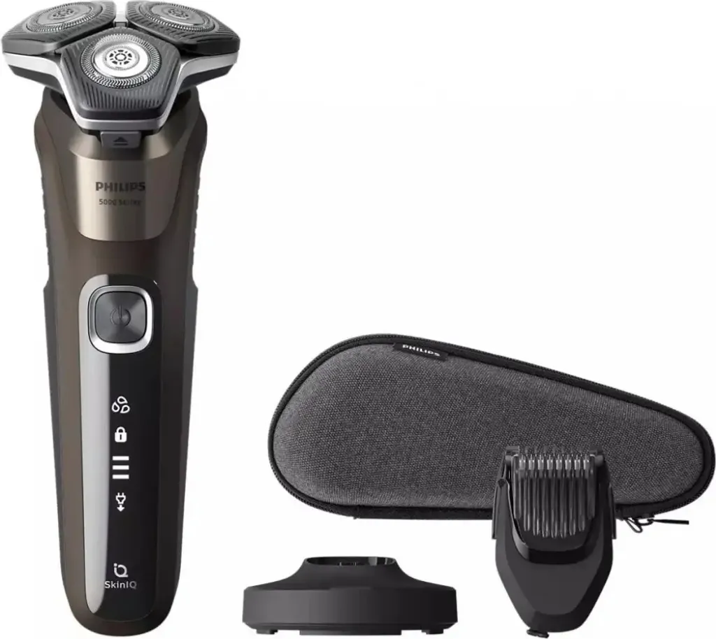 Philips Serie 5000 S5886/38 Rasoio Elettrico Marrone con Custodia