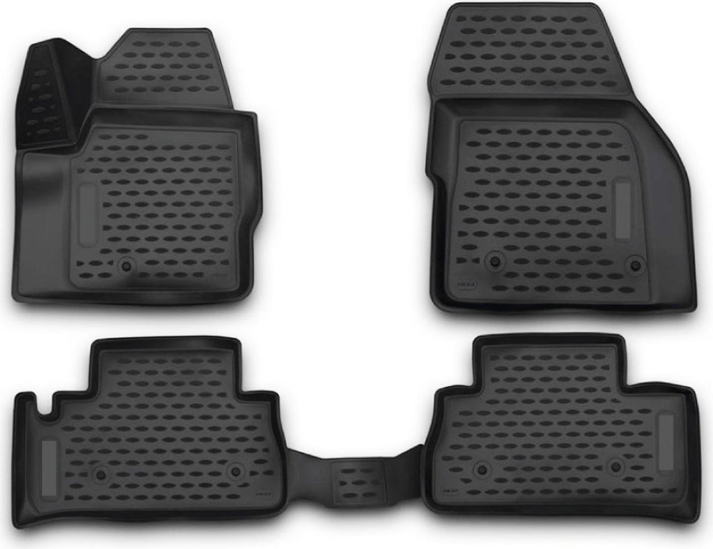 2012-2014 Land Rover Freelander Maty podłogowe TPE czarne 4 Zdjęcie produktu 