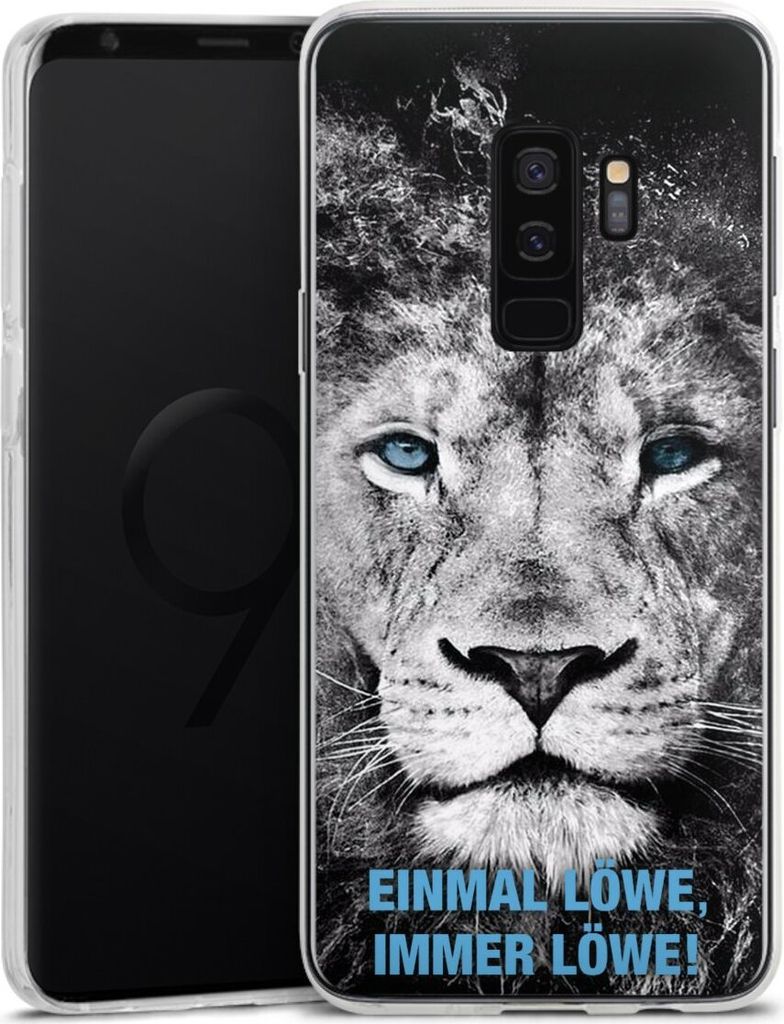 DeinDesign Handyhülle für Samsung Galaxy S9 Plus Silikon Hülle Case Smartphone Schutzhülle Löwe Offizielles Lizenzprodukt TSV 1860 München