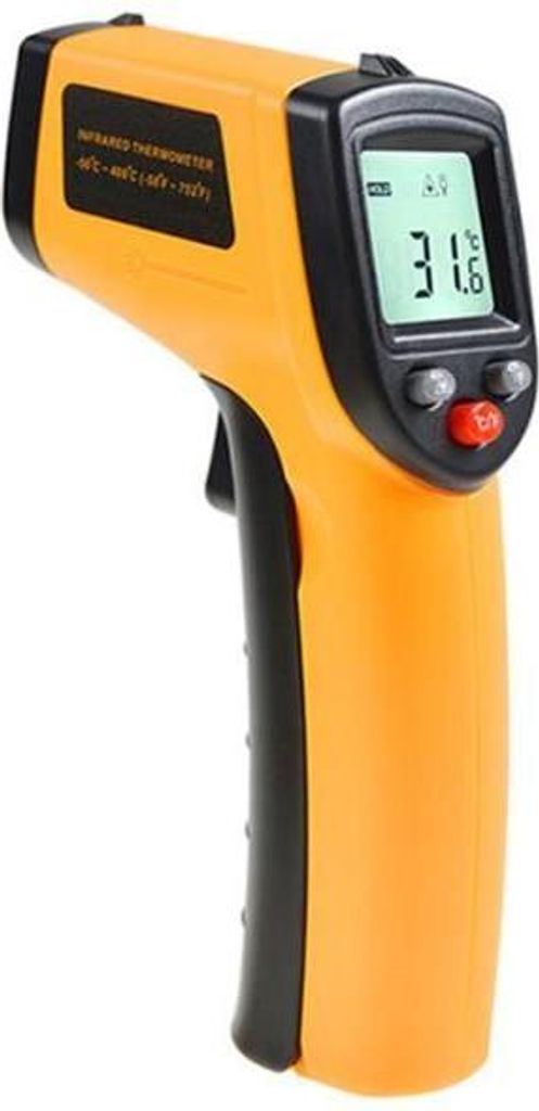 Digitales Infrarot-Thermometer mit Laser-Temperaturanzeige, berührungslos, -58°F752°F (-50°C~400°C)