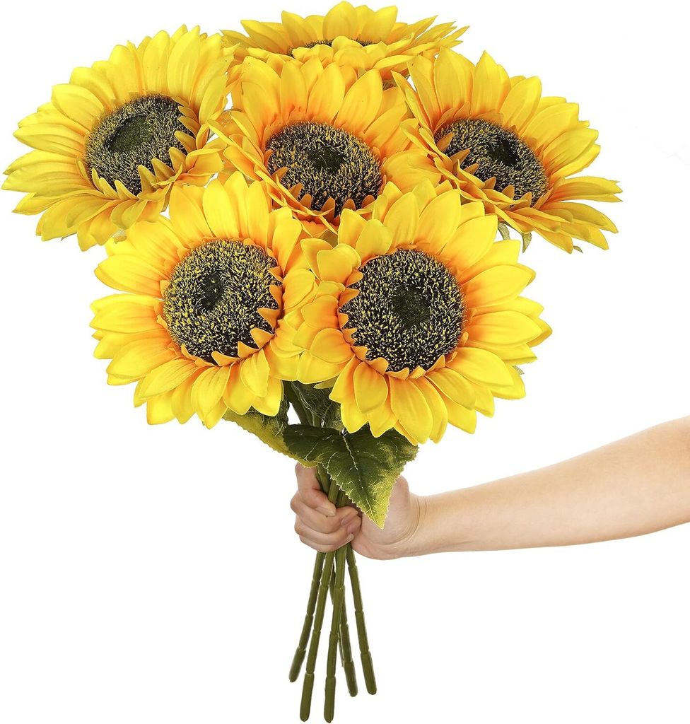 Künstliche Sonnenblumen,Langer Stiel,Dekoration für,Outdoor Produktbild 