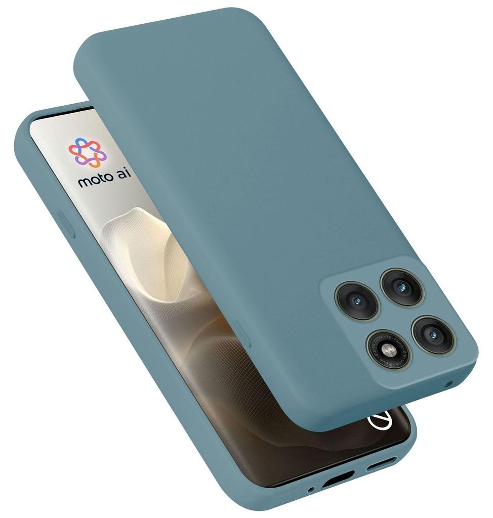 Cadorabo Hülle für Motorola Moto Edge 60 Pro Hülle Silikon Handyhülle Case aus flüssigem Silikon, Kratzfeste und stoßfeste Schutzhülle für ...