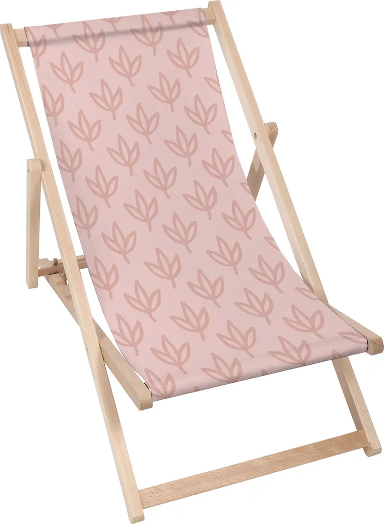 DreamRoots Sdraio Pieghevole Per Bambini In Legno Di Faggio - Portata 130kg - Telo In Poliestere 220g/m², 3 Posizioni, Per Spiaggia E Giardino