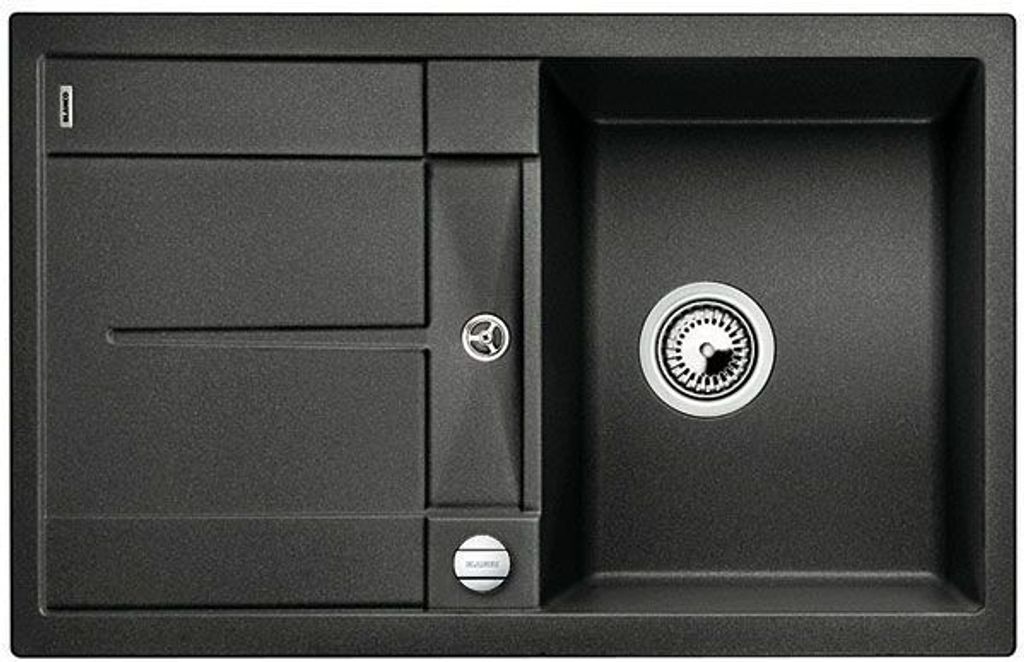 BLANCO METRA 45 S-F flächenbündige Spüle / SILGRANIT / Anthrazit / reversibel / Excenter - inkl.