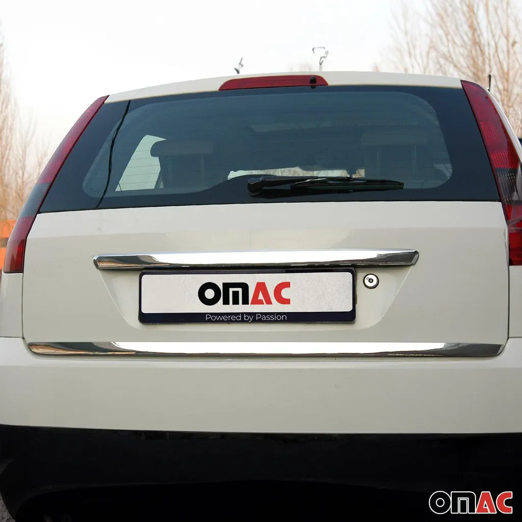 Modanatura Bagagliaio Ford Fiesta 2001-2008 Acciaio Inox Cromato