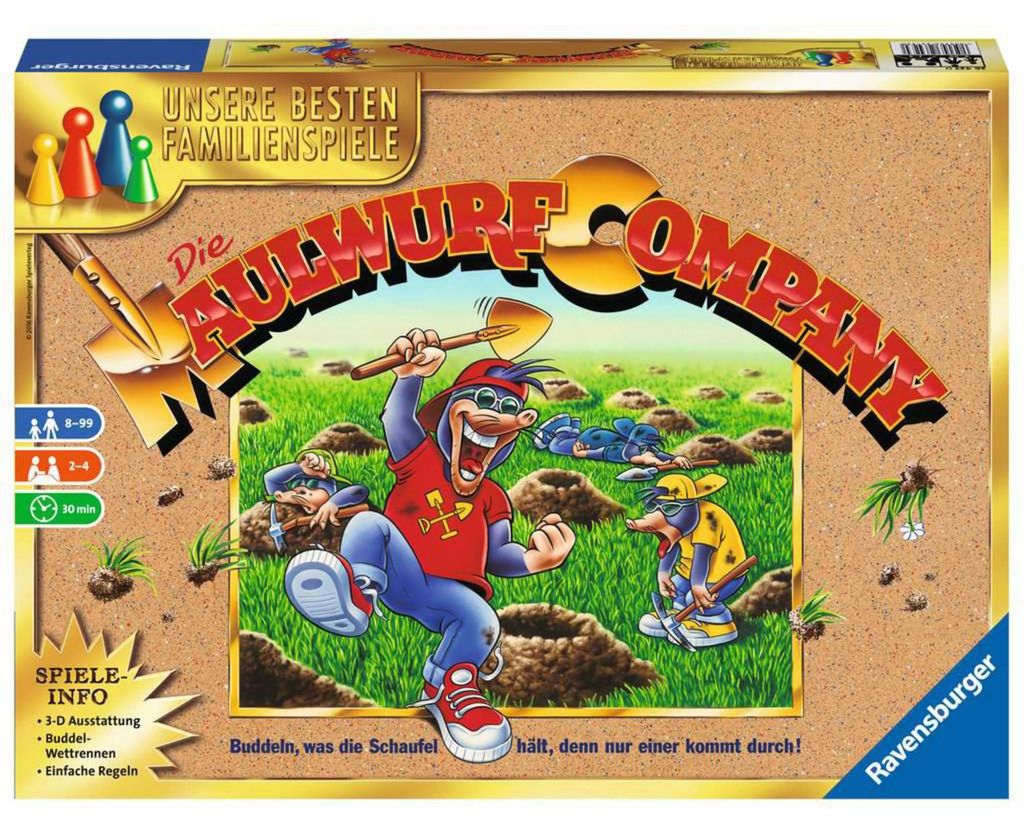 Ravensburger Familienspiel - Die Maulwurf Company (26423) Zdjęcie produktu 