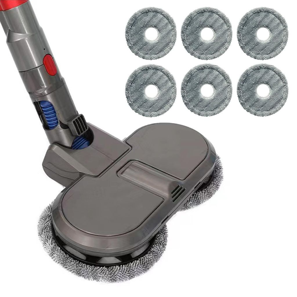 INF Wischaufsatz / Mopp mit 6 Wischpads für Dyson V11/V10/V15/V8/V7