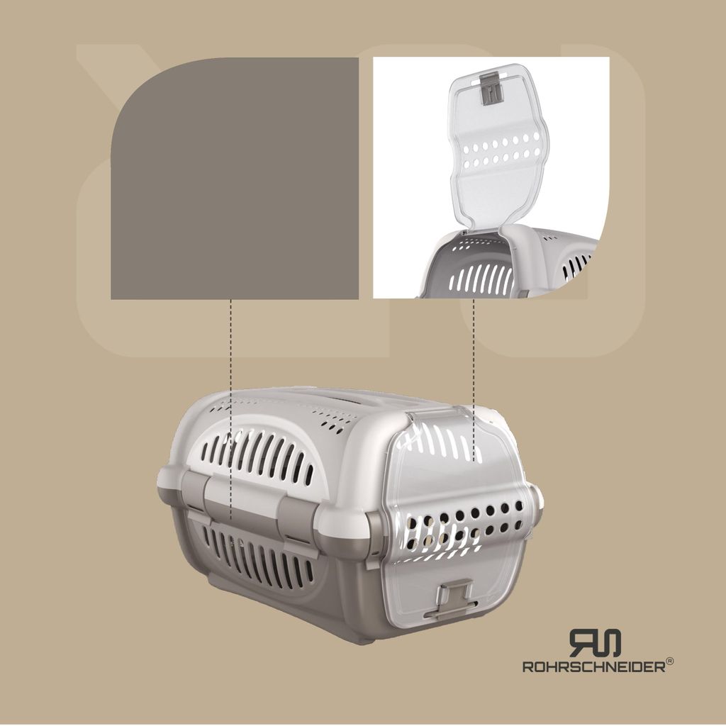 Rohrschneider Katzen Transportbox | Transportbox Katze | Produktbild 