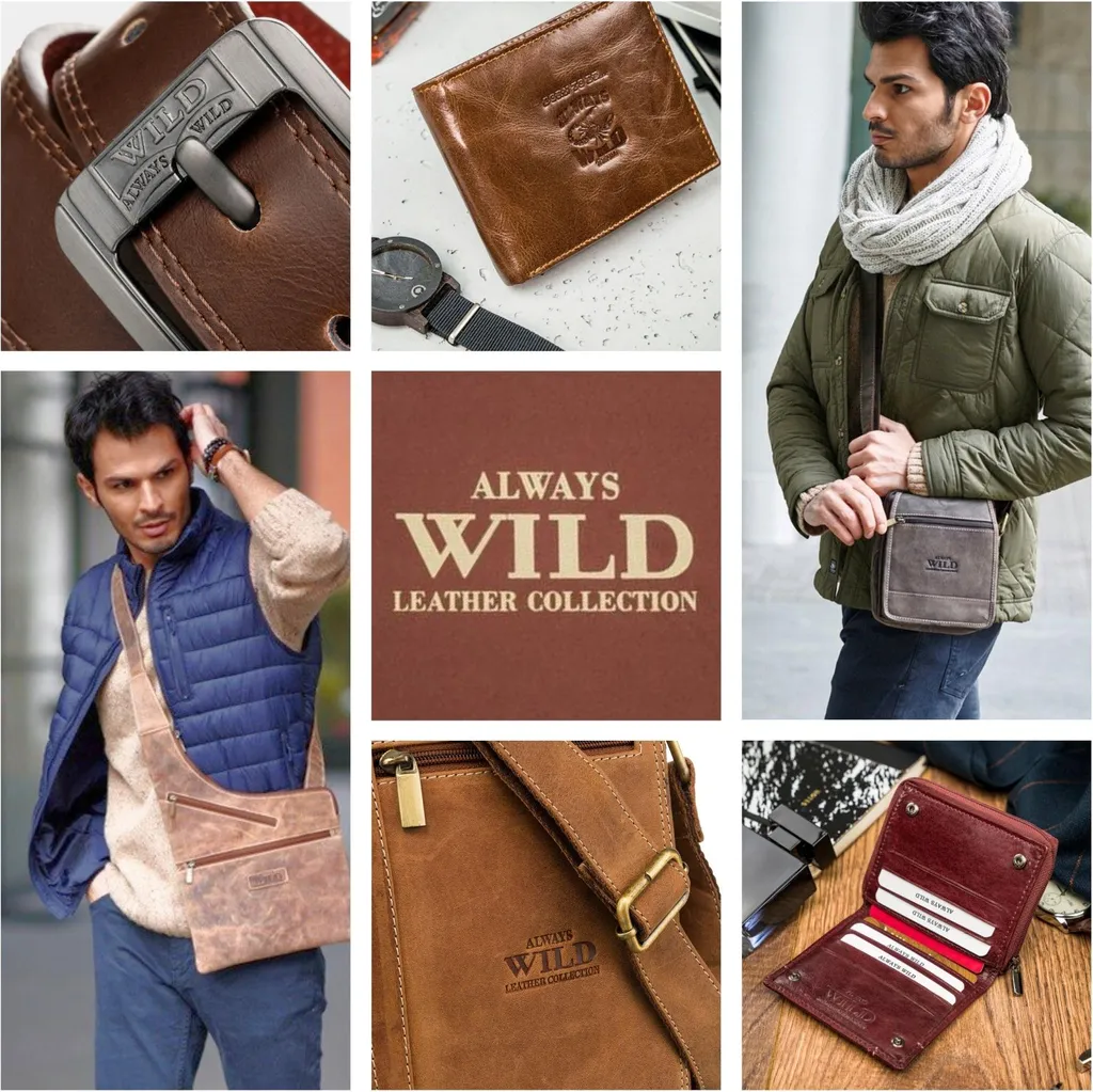 Portafoglio Always Wild in Pelle RFID: Qualità Artigianale e Sicurezza - 10